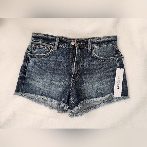 🌸NEW Joe's Jeans High Rise Zenith Cut off Frayed Hem Denim Shorts Size 26 - Picture 1 of 3
